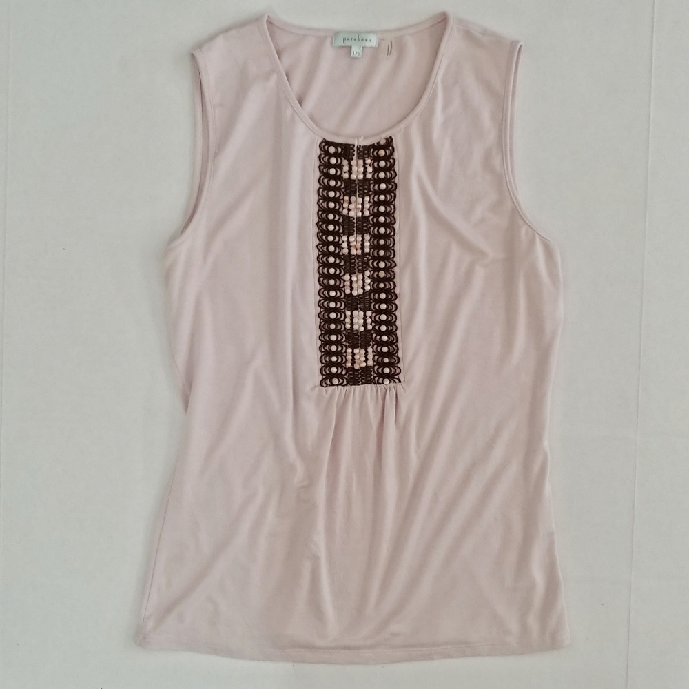 Parabeau Beaded Accent Top